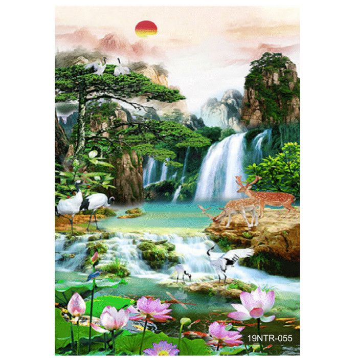 Jual Wallpaper Dinding Gambar Pemandangan Alam Air Terjun Jakarta Pusat Sakdiyah Shop Tokopedia