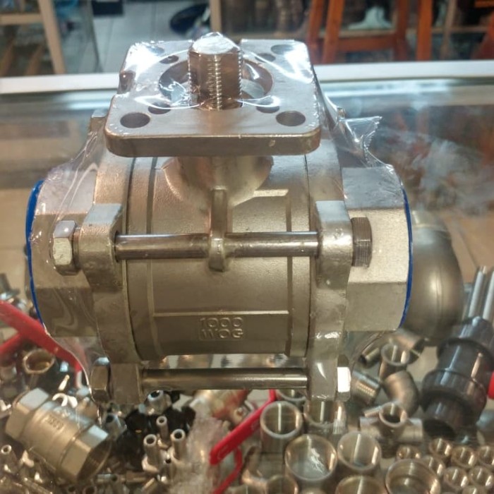 Ball Valve Stainless Foot Mounting Actuator 3 Inch