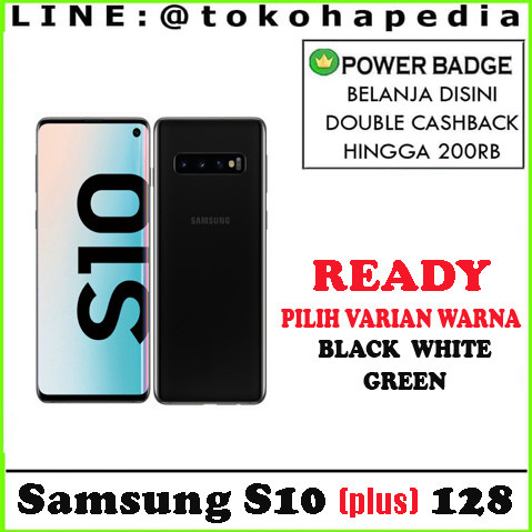 Jual SAMSUNG GALAXY S10 PLUS 128GB / 128 GARANSI SAMSUNG