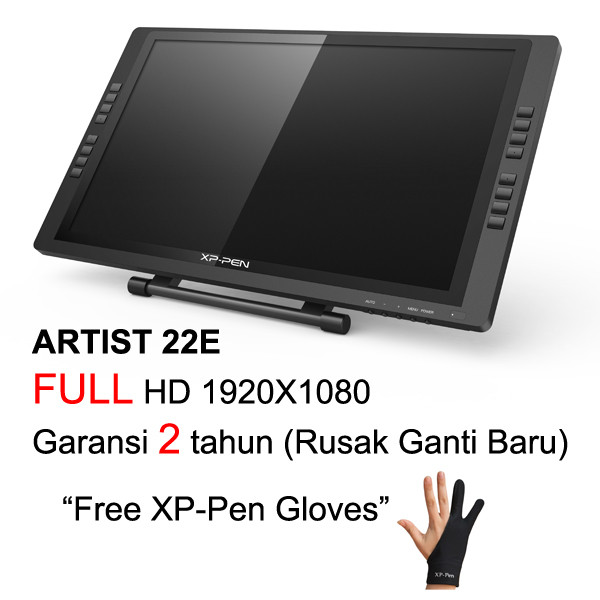 Jual XP PEN Artist 22 E Drawing Pen Display Monitor Bonus 