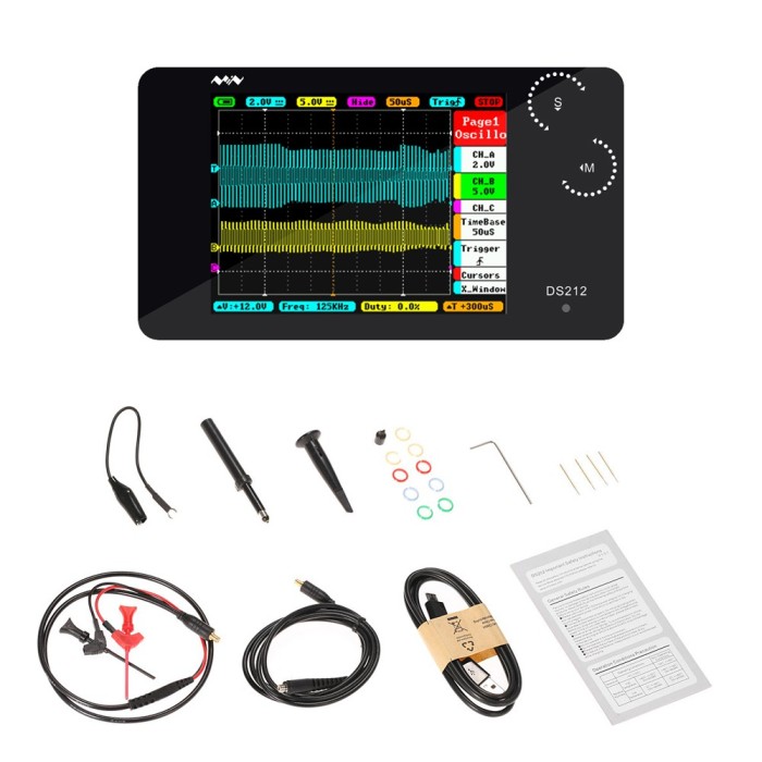 Jual Mini Dso Ds212 Alat Oscilloscope/Osiloskop Mini Digital 2 Ch Ukuran Sa  - DKI Jakarta - AL3XA 3XPRESS | Tokopedia - 