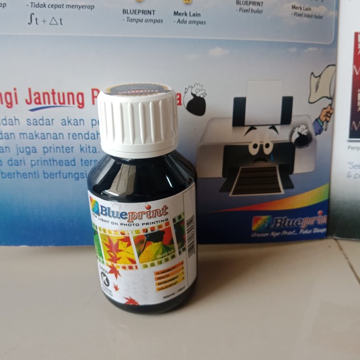 Foto Produk tinta blue print blueprint canon 100 ml original - Hitam dari felix toys