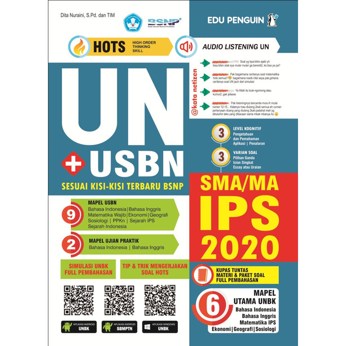 Jual Buku Un Usbn Sma Ma Ips Soal Hots Terbaru Edu Penguin Kota