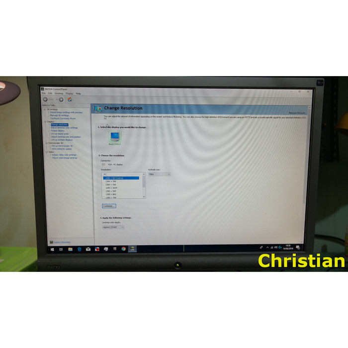 Jual LCD Benq G 900W 19 Inch Not AOC Asus Acer Samsung Lg