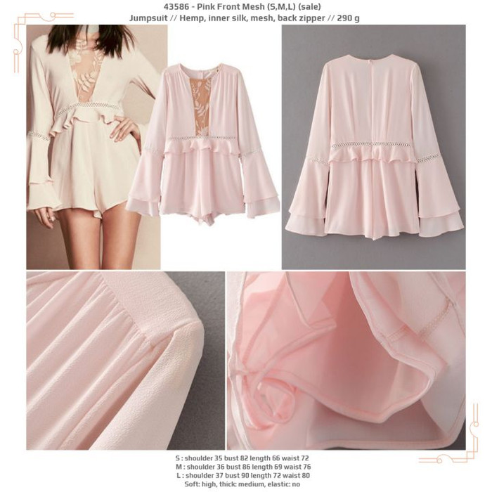 jumpsuit warna pink