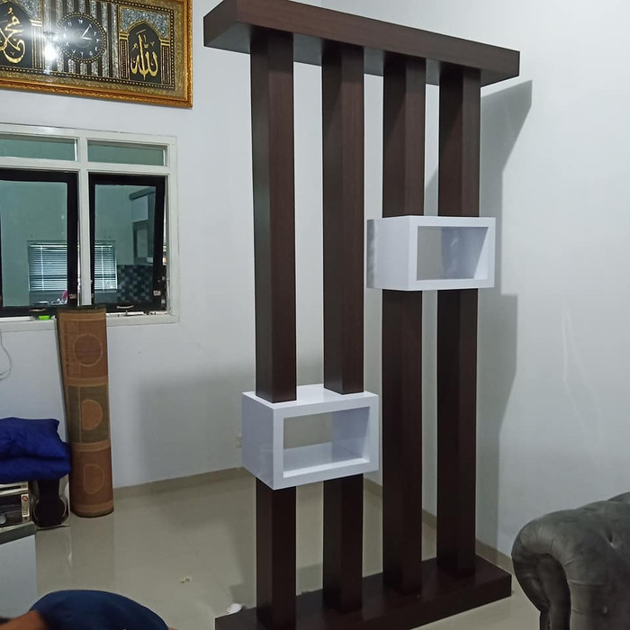 Jual Furniture Rak Lemari Pembatas Ruangan Nazala Interior 