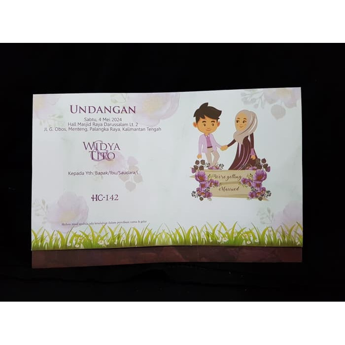 Jual Surat Undangan Pernikahan Murah Hijab Type Hc 142 Kota Serang Qsa Mandiri Tokopedia