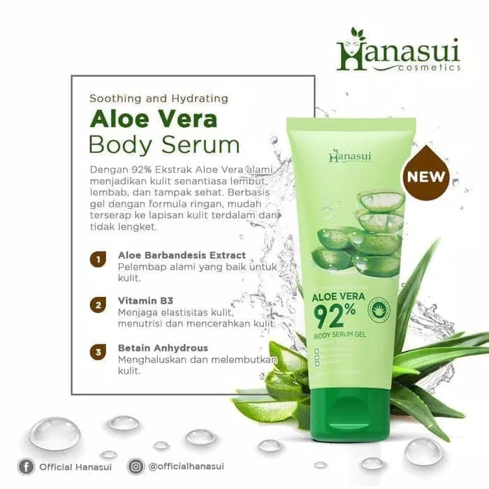 Jual Aloe Vera Body Serum Gel Hanasui Bpom Jakarta Selatan Pusatgrosir Kosmetik Jkt Tokopedia