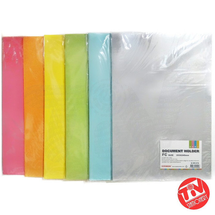 Jual Map L Databank Clear Sleeves FC F4 1 pack 12 pcs 