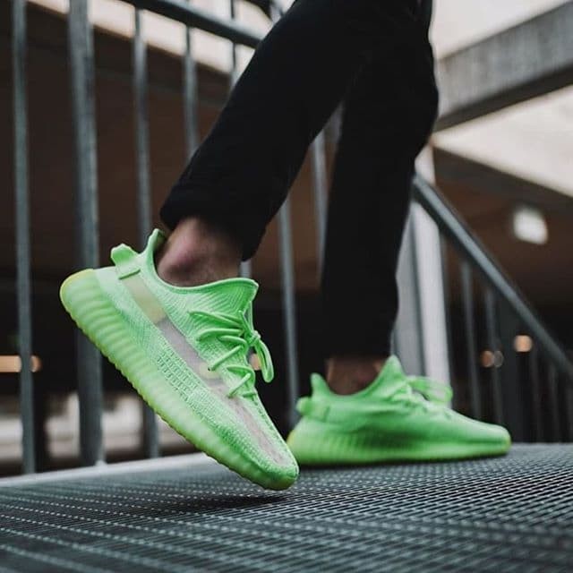 yeezy green glow in the dark