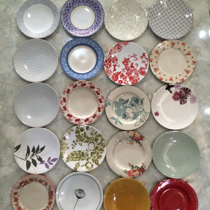 Jual Salad Plate Piring kue motif piring hias Ekspor 