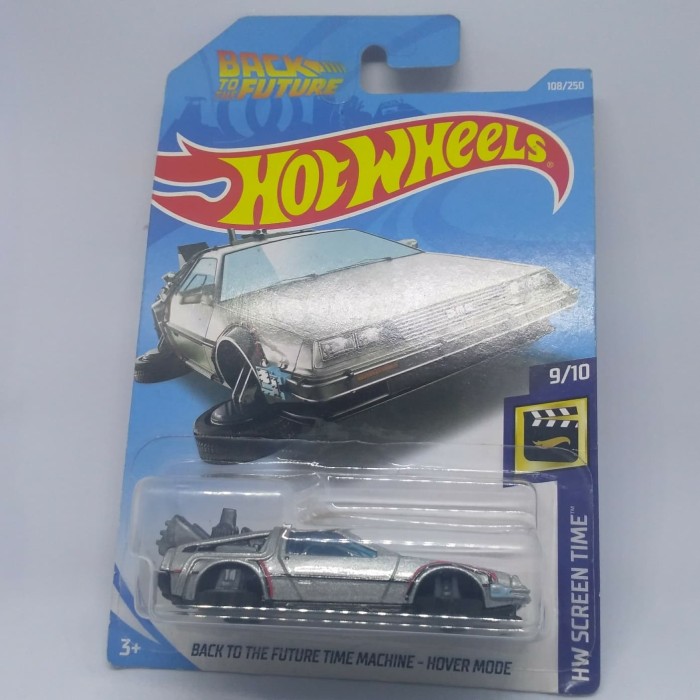 back to the future hot wheels 2019