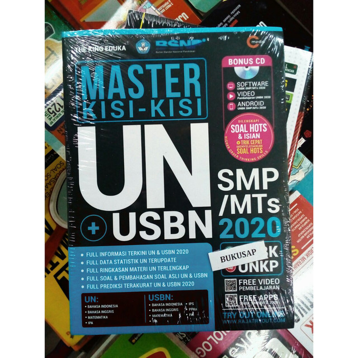 Jual Buku Master Kisi Kisi Un Usbn Smp Mts 2020 Cd The King