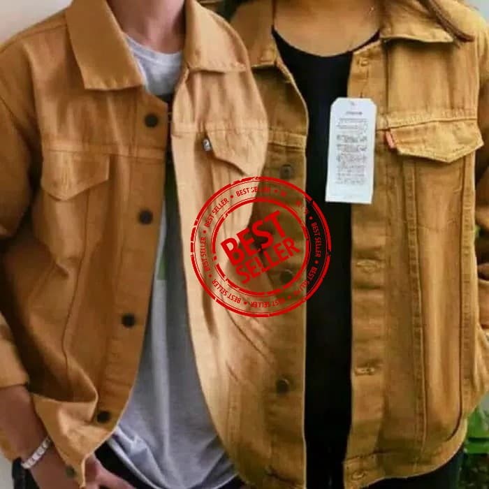 jaket levis mustard