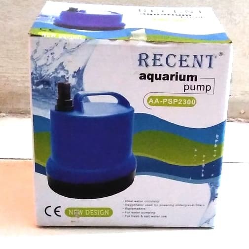Jual mesin pompa celup water pump kolam ikan merk Recent