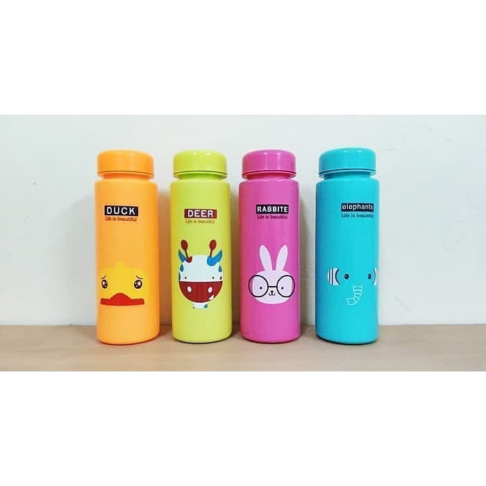 Jual Botol  minum serbaguna warna corak  animal murah meriah 