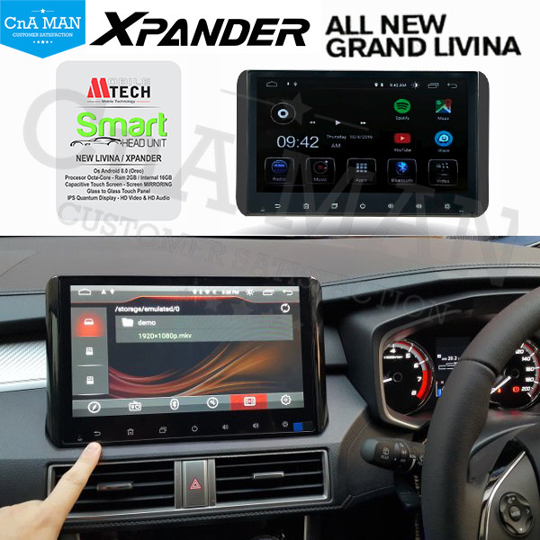 Jual MTECH Android Double Din Head Unit Mitsubishi Xpander