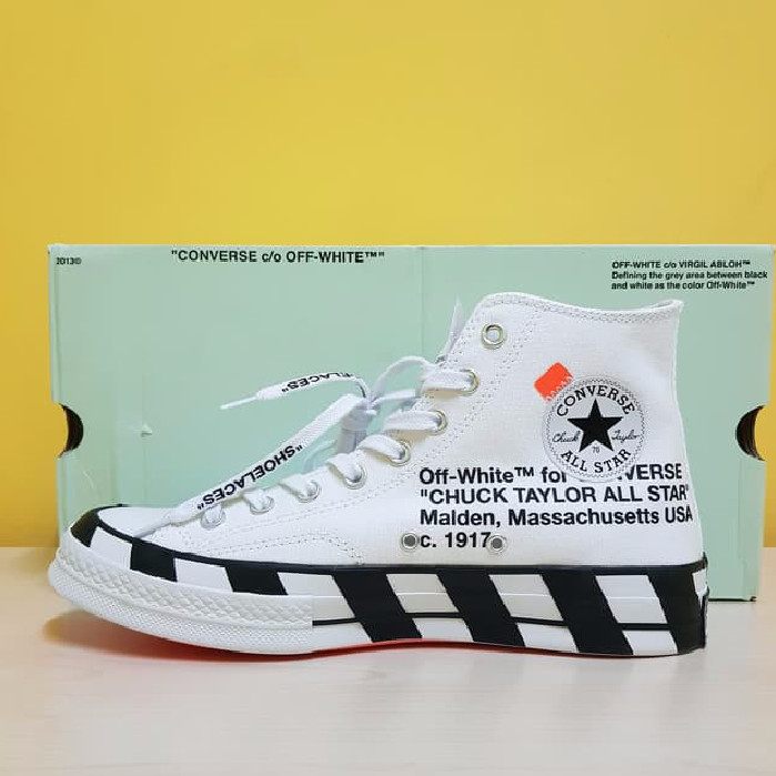 off white color converse