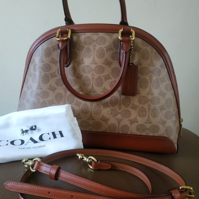 coach signature quinn satchel