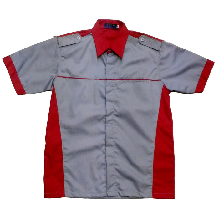 Jual Kemeja Drill / Baju Kerja Drill / Seragam / Baju Bengkel. Abu ...