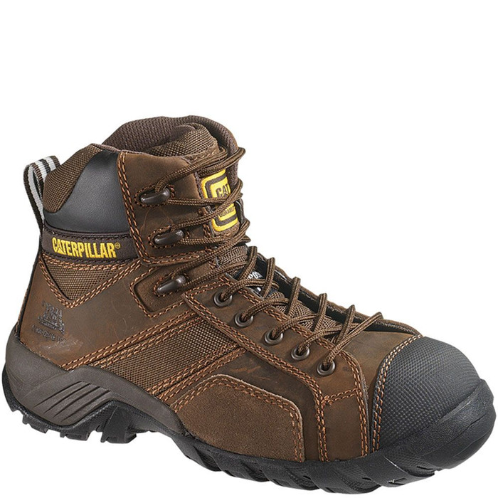 Jual Sepatu  Safety Women Caterpillar  Argon  Hi CT Brown 