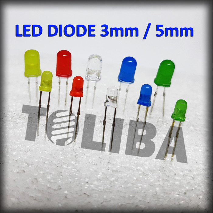 Jual led  dioda diode 5mm  lampu  dioda led  warna 5 mm  