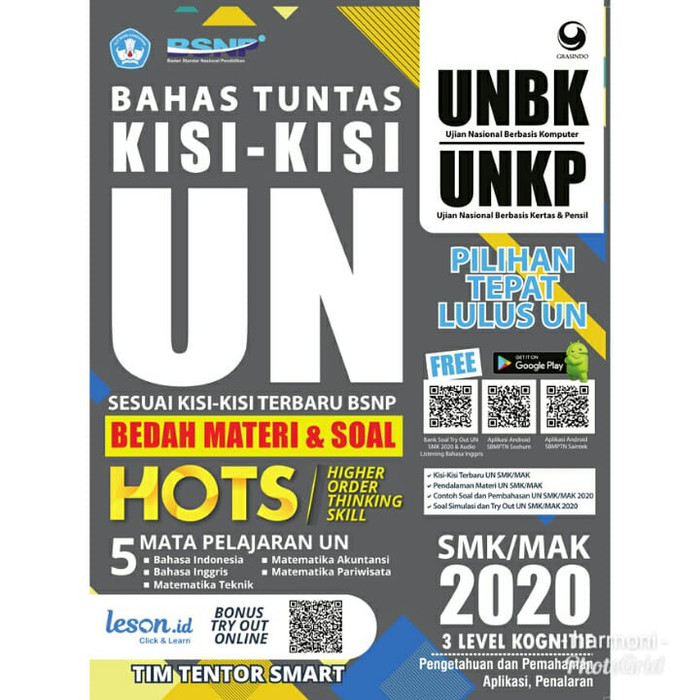 Jual Bahas Tuntas Kisi Kisi Un Smk 2020 Kota Magelang Harmoni