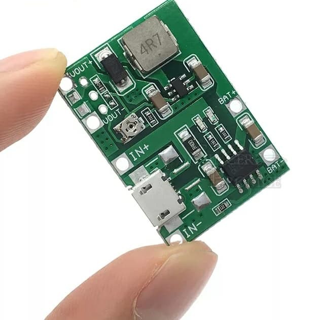 Mini USB 5V DC-DC 1A Step Up Mobile Charger Power Supply Board 2in1