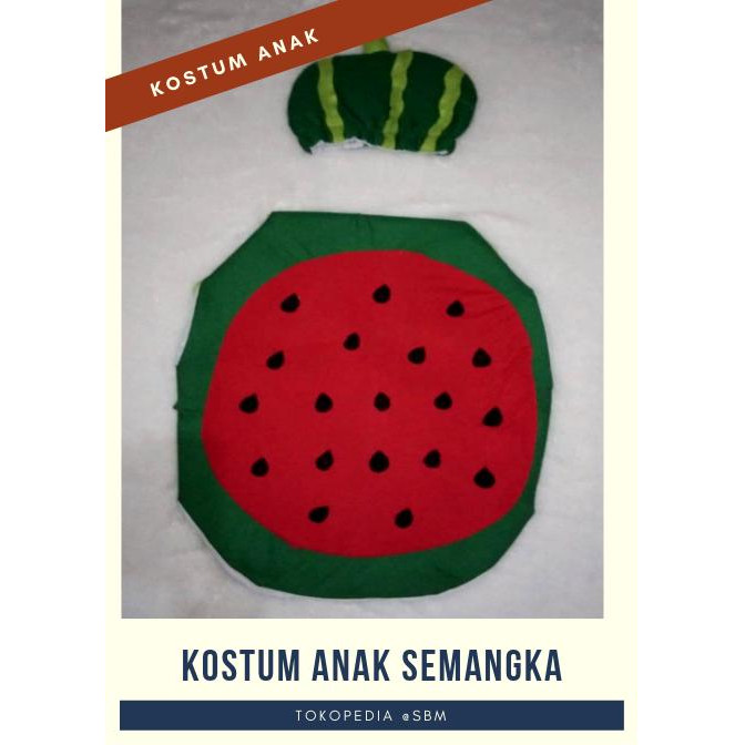 Jual Kostum Anak Buah Semangka Kota Kediri Sahabat Baru Motor Tokopedia