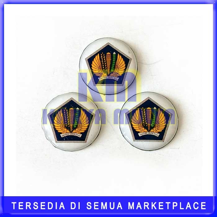 Jual Logo Yoyo Pajak Logo Lencana Pin Name Tag Desain Custom Km Kab Banyumas Karyamulya Tokopedia