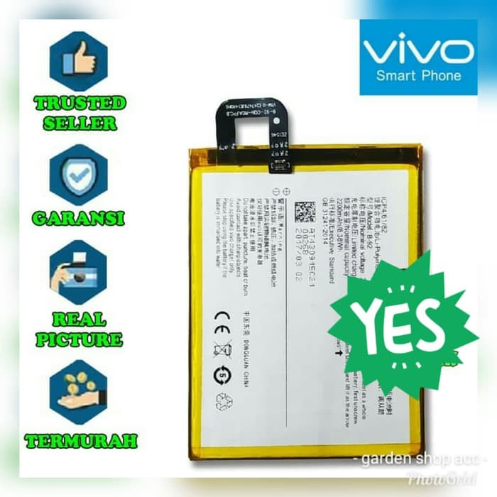 Jual Baterai Vivo Y35 / B92 / B-92 Original Batre Y35