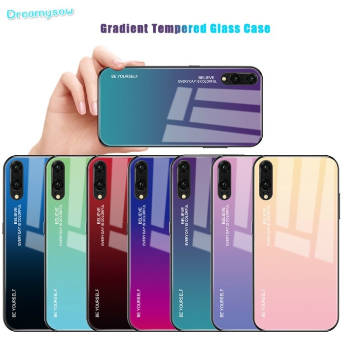 Jual Casing Gradient Glasphone Case Case Huawei P Smart 2019 P20 Pro Jakarta Barat Rumah Hits Tokopedia