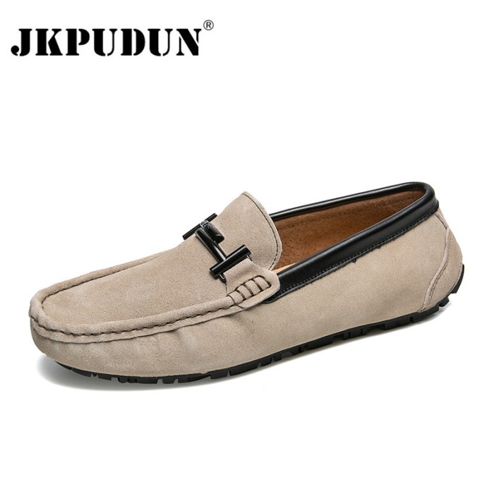 casual suede loafers