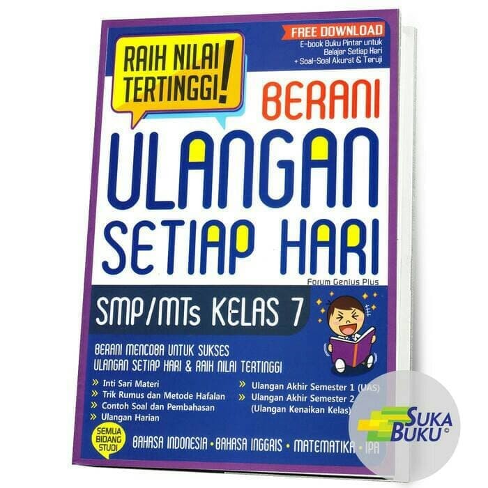 Jual Raih Nilai Tertinggi Berani Ulangan Setiap Hari Smp Mts