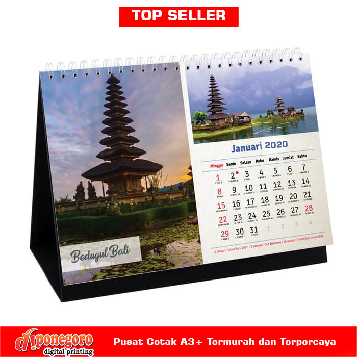 Kalender Indonesia 2020: Jual Kalender Meja Bali 2020