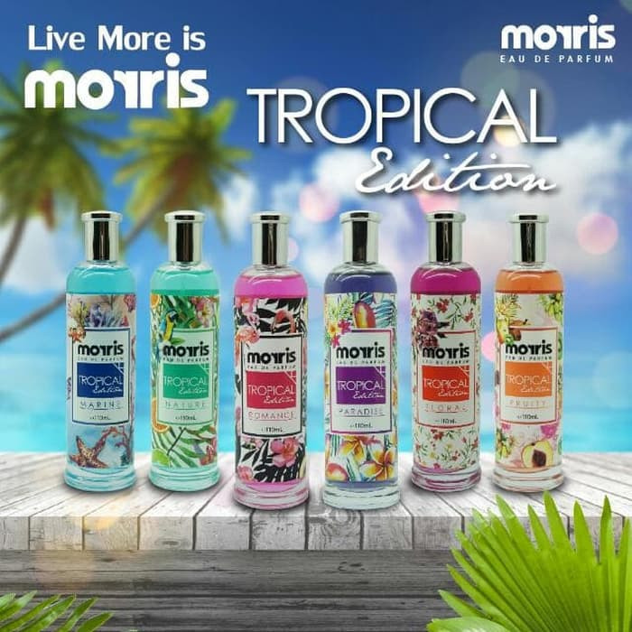 Jual MORRIS PARFUM T   ROPICAL EDITION 110ML EDP - PARFUM MORRIS TROPICAL