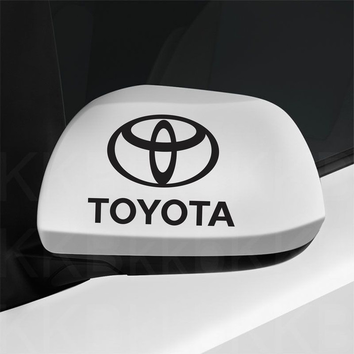 Jual Cutting Sticker Mobil Merek Toyota Logo Stiker Sticker Spion