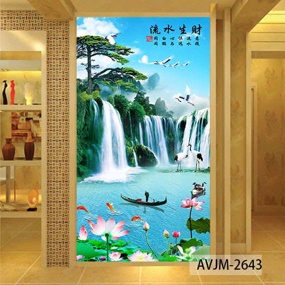 Jual Wallpaper Custom Air Terjun Wallpaper Pemandangan Alam Jakarta Selatan Wallpaper Custom Murah Tokopedia