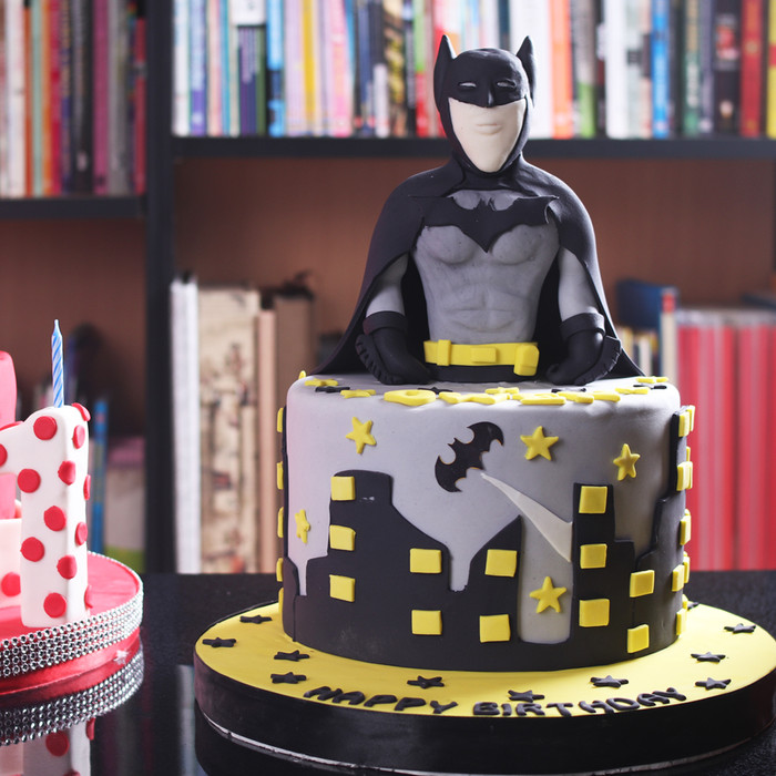 Jual Kue Ulang Tahun Batman / diameter 20 cm / MOHON BACA ...