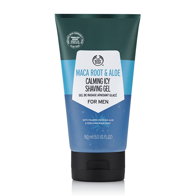 Jual The Body Shop Maca Root & Aloe Calming Icy Shaving Gel 150Ml