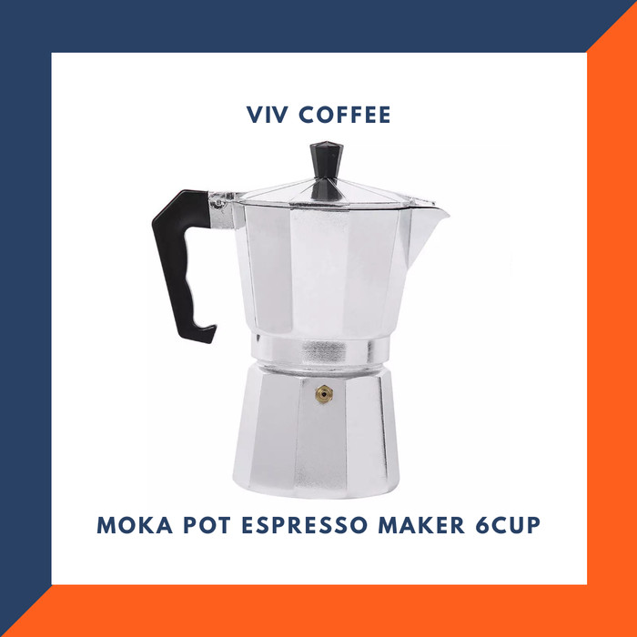 Foto Produk Moka Pot 6 Cup / Espresso Coffee Maker / Alat Kopi Murah dari VIV Coffee
