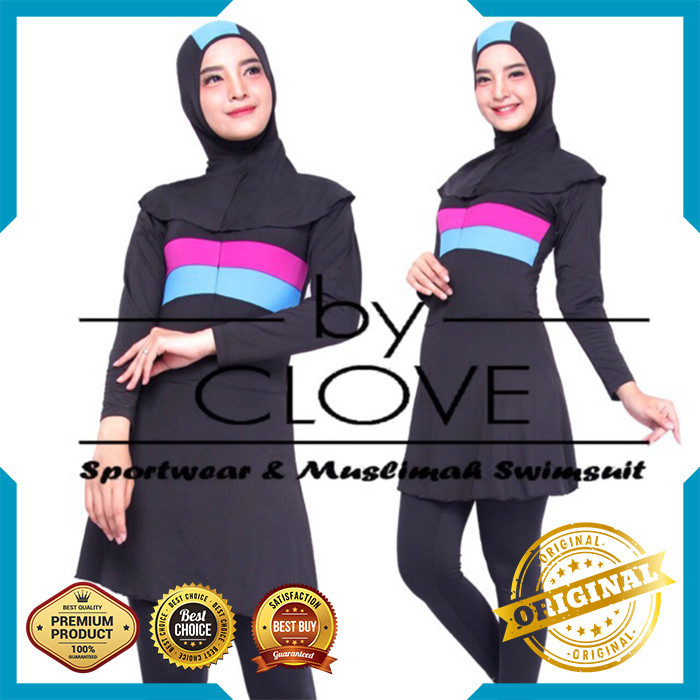 Jual pakaian baju renang muslimah wanita remaja dewasa 