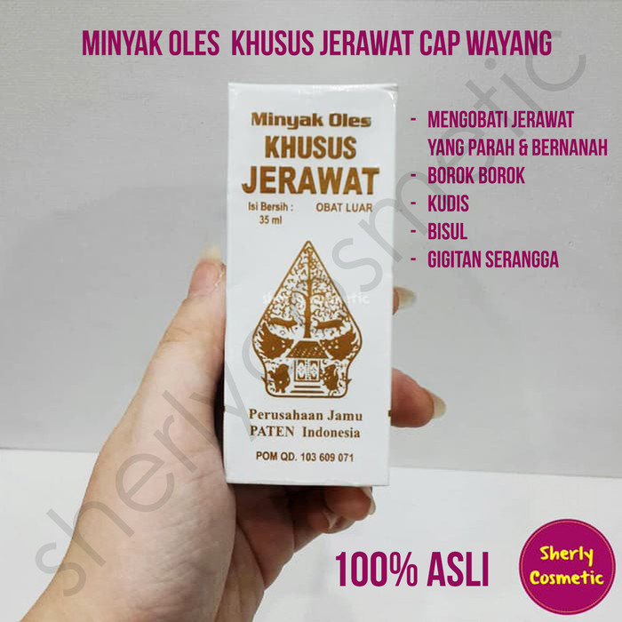 Jual Obat Jamu Jerawat Minyak Oles Khusus Jerawat Cap Wayang 35ml Jakarta Utara Sherly Cosmetic Tokopedia