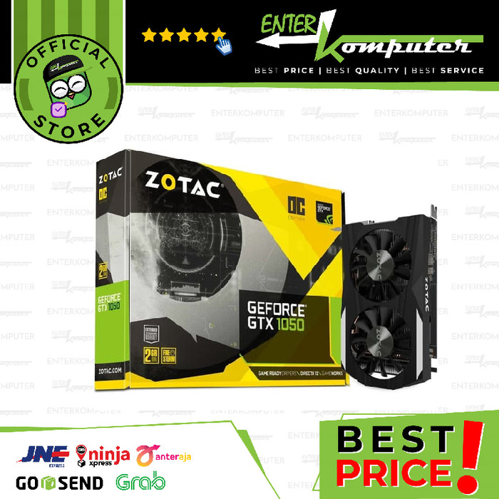 Zotac GeForce GTX 1050 2GB DDR5 OC Series - Dual Fan - Enterkomputer - Toko  Komputer, Rakit PC, Laptop, Termurah & Terlengkap GA92S2U 85MM 2PIN GTX 1050 MINI クーラーファン ZOTAC の交換用 GeForce Mini 2G