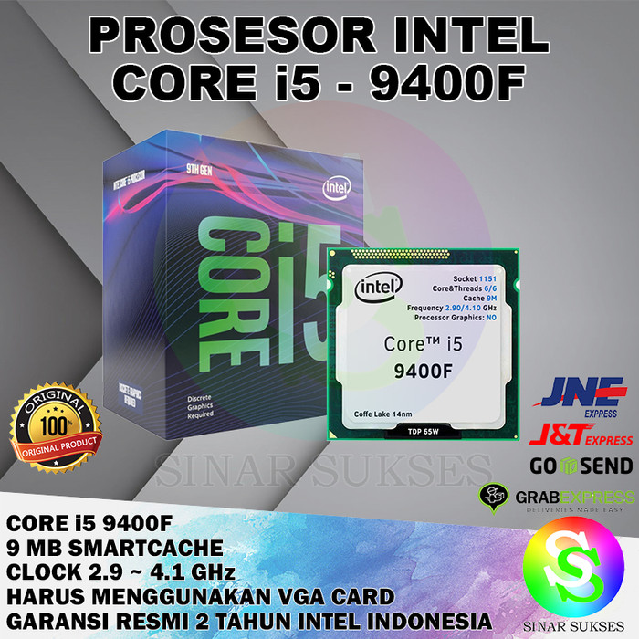 Harga Prosesor Core I5 9400f