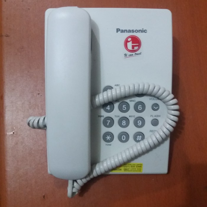 Foto Produk Telepon Panasonic KX-TS505 Buat Rumah Dan kantor. Panasonic KX-T505 - Putih dari BGC ELECTRONIK