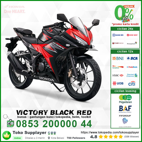  Jual  Sepeda  Motor  Honda Sport CBR  150R Jakarta Timur 