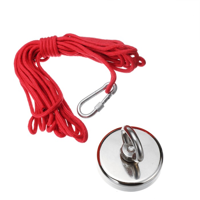200KG Strong Recovery Magnet Set Neodymium Salvage Metal Detect 20M Rope GLVS