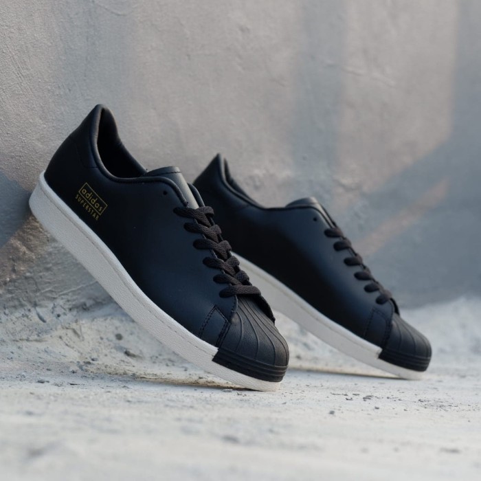 adidas superstar 80s clean black