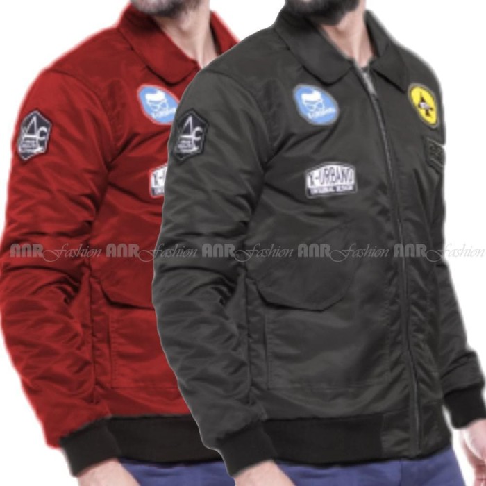 Jaket Bomber Bahan Taslan 2
